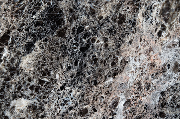Black marble texture background, abstract natural texture for design.