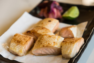 Salmon grilled