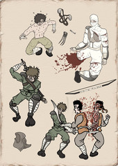 Fototapeta na wymiar warrior illustration