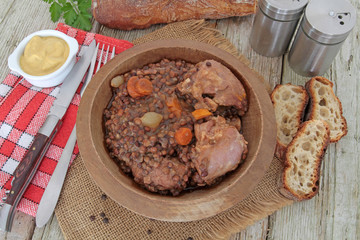 petit salé aux lentilles