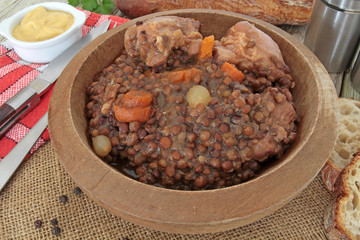 petit salé aux lentilles
