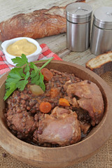 petit salé aux lentilles