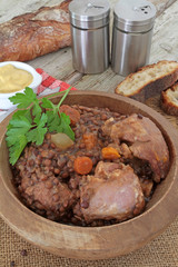 petit salé aux lentilles