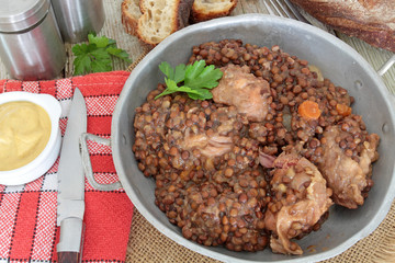 petit salé aux lentilles