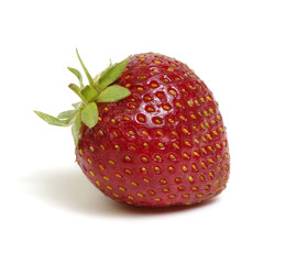 Strawberry isolated on white background.