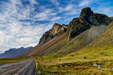 Dirt road in Iceland