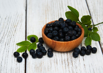 Bowl with Blueberries