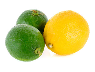lime isolated on white background