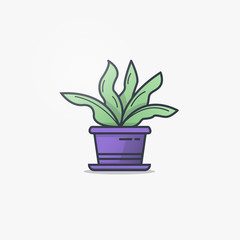 Watering can and flower pot