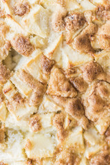 Apple pie closeup