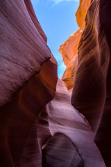 Antelope Canyon in Arizona, USA.