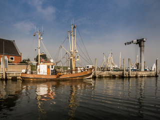 Fototapeta na wymiar Föhr Harbour North Sea