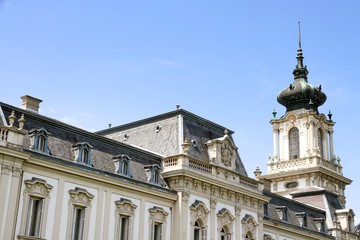 Fototapeta na wymiar Famous castle in Keszthely...