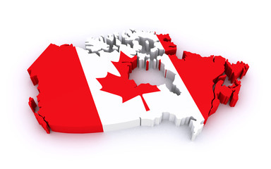 map of Canada