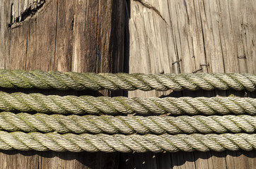 Weathered dock line