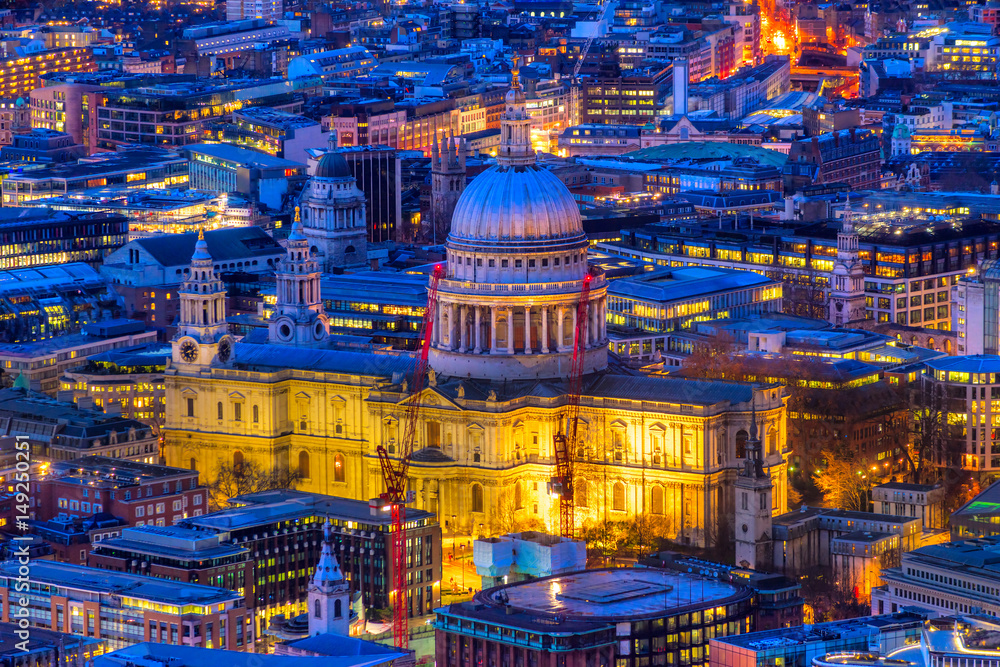 Wall mural st. pauls cathedral, london, uk