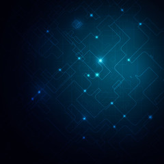 Abstract technology background. Computer generated abstract background. 
