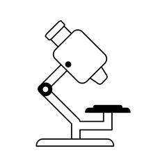 microscope healthcare icon image vector illustration design 