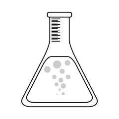 test tube icon image vector illustration design 