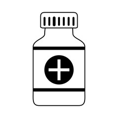 medication pills healthcare icon image vector illustration design 