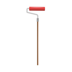 roller construction tool isolated icon vector illustration design