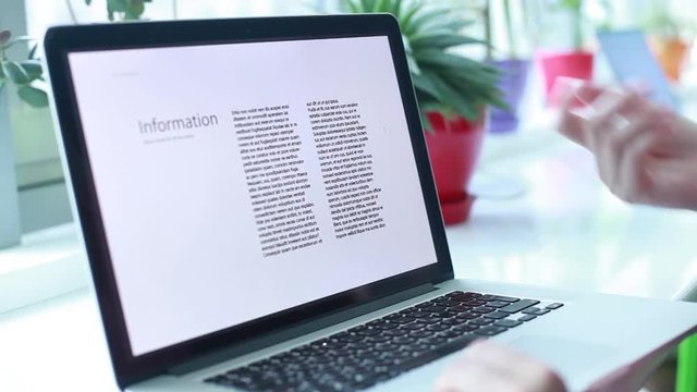 graphs on the screen on laptop