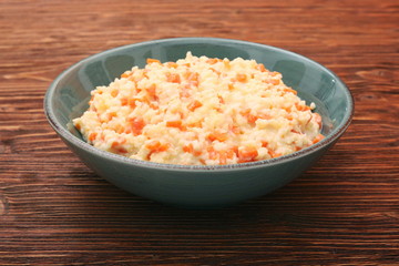 Millet porridge with pumpkin