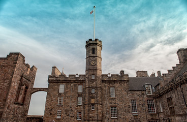 Edinburgh castle in Scotland, Great Britain, United Kingdom.
