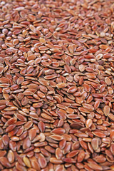 Flax seed texture pattern as background wallpaper.