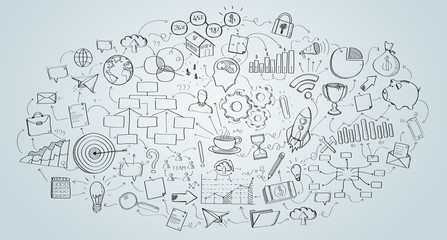 Hand drawn manuscript project presentation