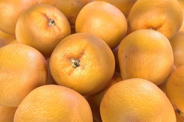 realistic 3d render of oranges