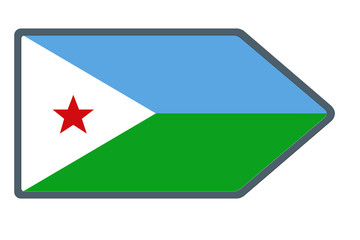 Drapeau Djibouti