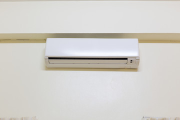 Air conditioner (AC) indoor unit or evaporator and wall mounted. That is part of mini split system...