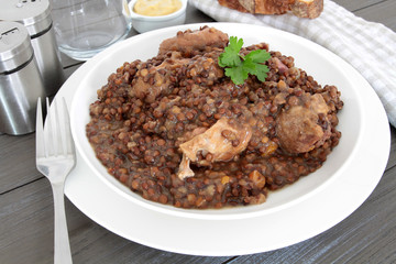 petit salé aux lentilles