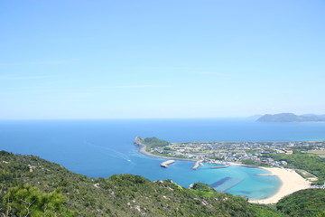 Obraz premium 青の景色