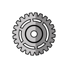 Gear machinery piece icon vector illustration graphic design