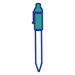Office pen isolated icon vector illustration graphic design