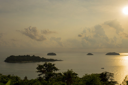 This image is a Koh Chang view point, Tart, Thailand