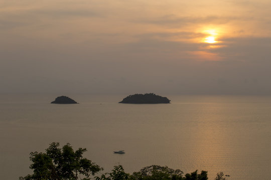 This image is a Koh Chang view point, Tart, Thailand