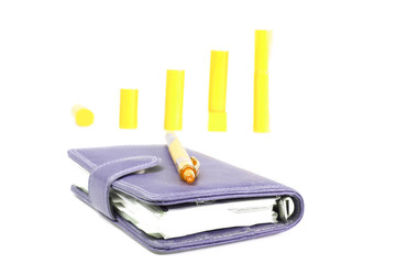 Business calendar yellow