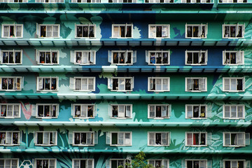 Obraz premium Group of windows at highrise building