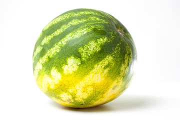 Watermelon on isolated white studio background.
