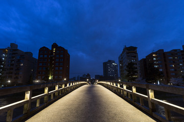 金沢の夜景　梅ノ橋