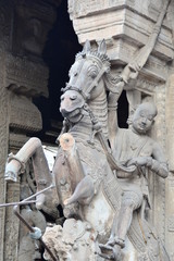 Naklejka premium India Madurai Temple of Sri Meenakshi 
