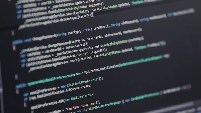 display and programmer code drop-down menu
