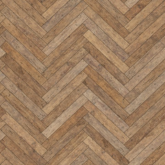 Seamless wood parquet texture (herringbone light brown)
