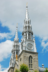 Cathedrale Notre Dame in downtown Ottawa, Ontario, Canada.