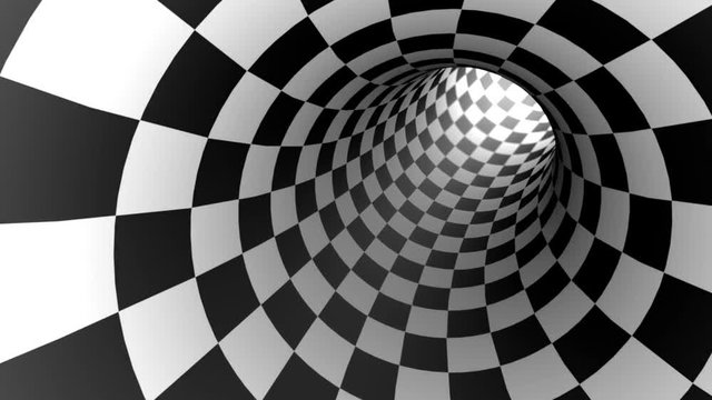 Aspiration. Infinity. Chess tunnel. The space and time. Cyclical 3d animation. Available in high-resolution and several sizes to fit the needs of your project. Seamless Looping