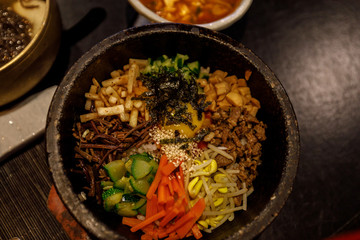 Bibimbap korean food