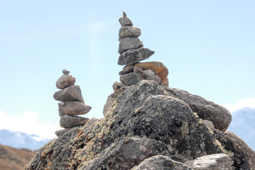 Stack of Stones on the Inca Trail